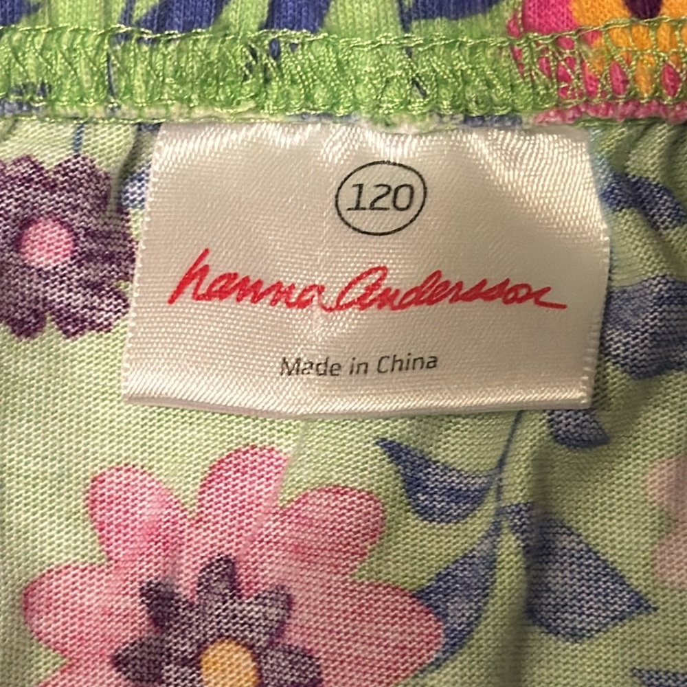 HANNA ANDERSSON Floral Print Skirt. Size 6-7 - Picture 6 of 7